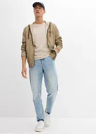 Classic Fit Stretch Jeans i kortare modell med avsmalnande ben, bonprix