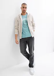 T-shirt av ren bomull med tryck, bonprix