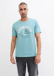 T-shirt av ren bomull med tryck, bonprix
