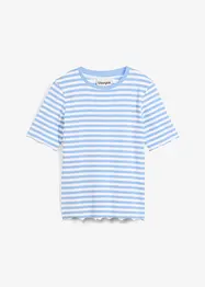 Ribbstickad T-shirt, bonprix