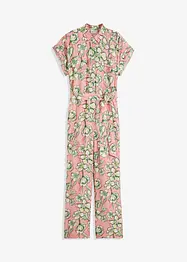 Jumpsuit i följsam viskosmix, bonprix