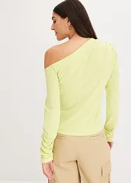 Off-shoulder-topp med rynkning, bonprix