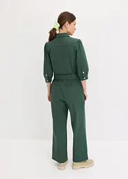 Jumpsuit med puffärmar i funktionsstil, bonprix