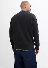 Sweatshirt av ren ekologisk bomull, Loose Fit, bonprix