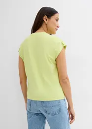 Boxy topp med detalj på ärmarna, bonprix