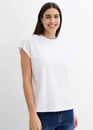 Boxy topp med detalj på ärmarna, bonprix