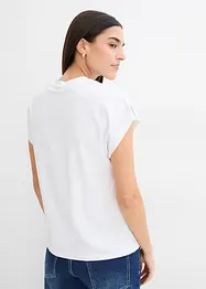 Boxy topp med detalj på ärmarna, bonprix