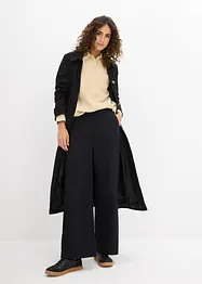 Blus i viskosmix med mjukt fall, bonprix