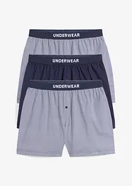 Boxershorts med långa ben (3-pack), bonprix