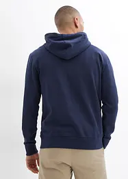 Sweatshirt med huva i ekologisk bomull, bonprix