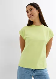 Boxy topp med detalj på ärmarna, bonprix