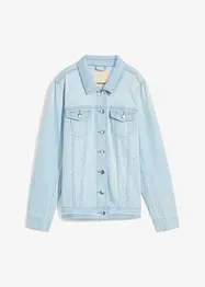Jeansjacka med strass, bonprix