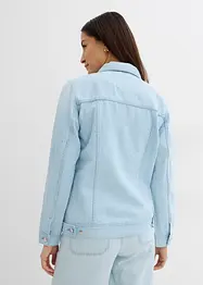 Jeansjacka med strass, bonprix