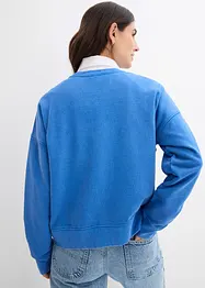 Oversizesweatshirt av mjuk materialmix med bomull och viskos, bonprix