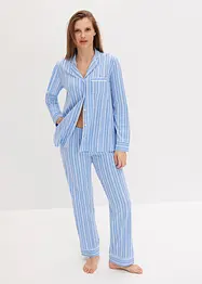 Pyjamas med knappslå, bonprix