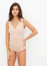 Sömlös body utan bygel med medelhög formande effekt, bonprix