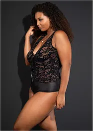 Body ouvert med wetlook, VENUS