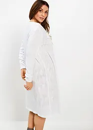 Lång cardigan i bomullsblandning, bonprix