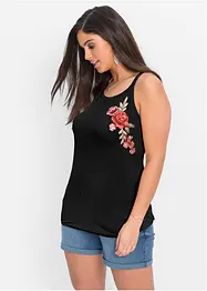 Linne med broderi, bonprix
