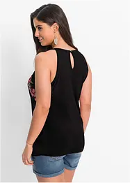 Linne med broderi, bonprix