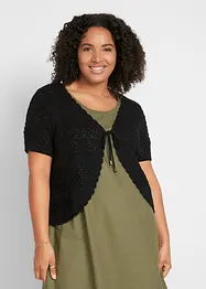Virkad bolero i kort modell, bonprix