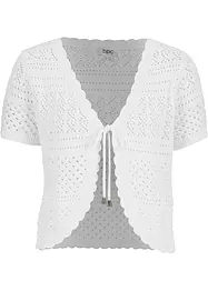 Virkad bolero i kort modell, bonprix