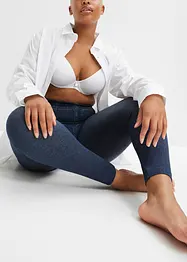 Sömlösa leggings med jeanslook och kraftigt formande effekt, bonprix