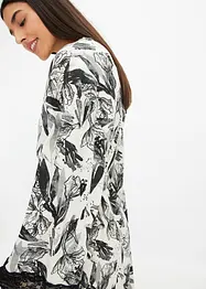 Badrock i kimonomodell av mjuk viskosmix, bonprix