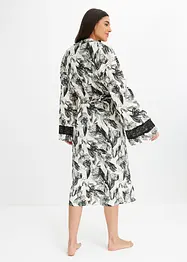 Badrock i kimonomodell av mjuk viskosmix, bonprix