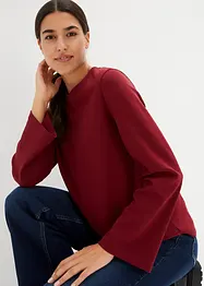 Långärmad T-shirt i tung bomull, Essentials, bonprix