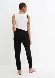 Dra på-byxa med hög midja (2-pack), bonprix