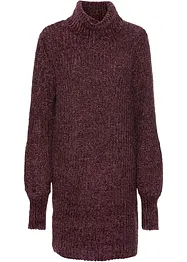 Stickad chenilleklänning i återvunnen polyester, bonprix