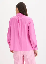 Tunika i poplin med knappar, bonprix