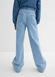 Wide Leg Jeans med medelhög midja, bonprix