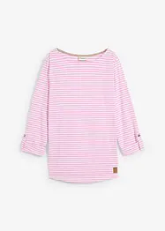 Långärmad topp i ren bomull, bonprix