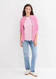 Långärmad topp i ren bomull, bonprix