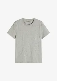 Topp med stickad mudd och glittrande garn, bonprix