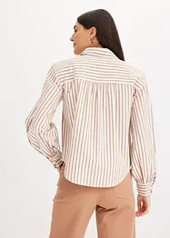 Skjortblus med ränder, bonprix