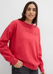 Oversized sweatshirt av mjuk bomullsmix, bonprix