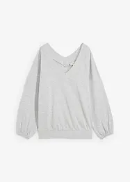 Oversize-sweatshirt av mjuk bomullsmix, bonprix