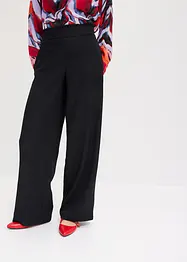 Marlenebyxa med linnelook och elastisk linning, bonprix