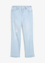 Straight Jeans Mid Waist, cropped, bonprix