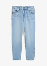 Stretchjeans i kraftig denim med avsmalnande ben, Relaxed Fit, bonprix