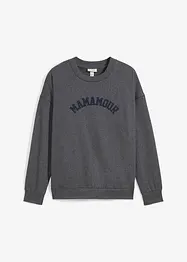 Mammasweatshirt med dragkedjor för amning, bonprix