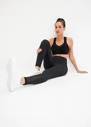 Sportleggings med mesh och mobilficka, bonprix