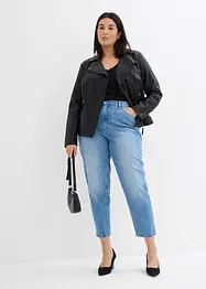 Mom Jeans High Waist, cropped, bonprix