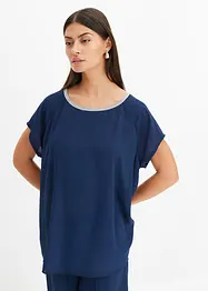 Blus med strasstenar, bonprix