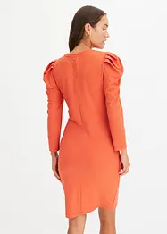 Ribbstickad jerseyklänning, bonprix