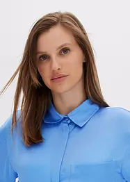 Pyjamas i oversized modell av vävt satinmaterial, bonprix