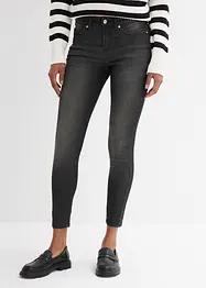 Skinny jeans med hög midja och stretch, bonprix